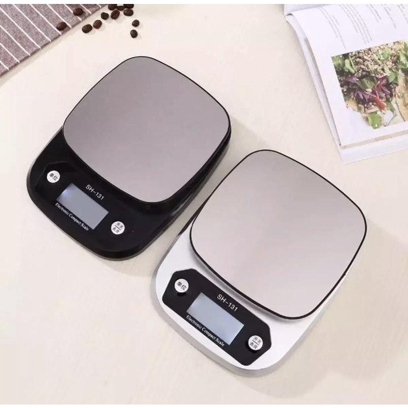 Cân tiểu ly điện tử nhà bếp mini định lượng 1g - 3kg làm bánh độ chính xác cao kèm 2 viên pin AAA SH-131