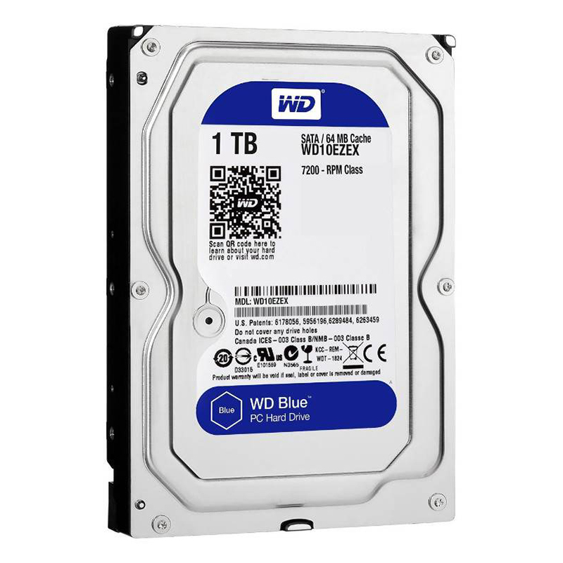 Ổ cứng HDD Western Digital 1TB Blue 3.5 inch - Hàng nhập khẩu