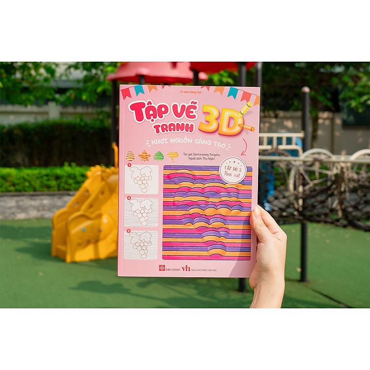 Sách Tập vẽ tranh 3D, khơi nguồn sáng tạo