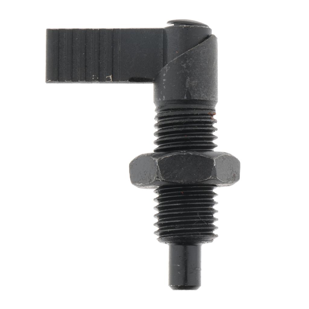 Indexing Plunger With Lock Nut, Lock-out, Steel, Thread M16 M12