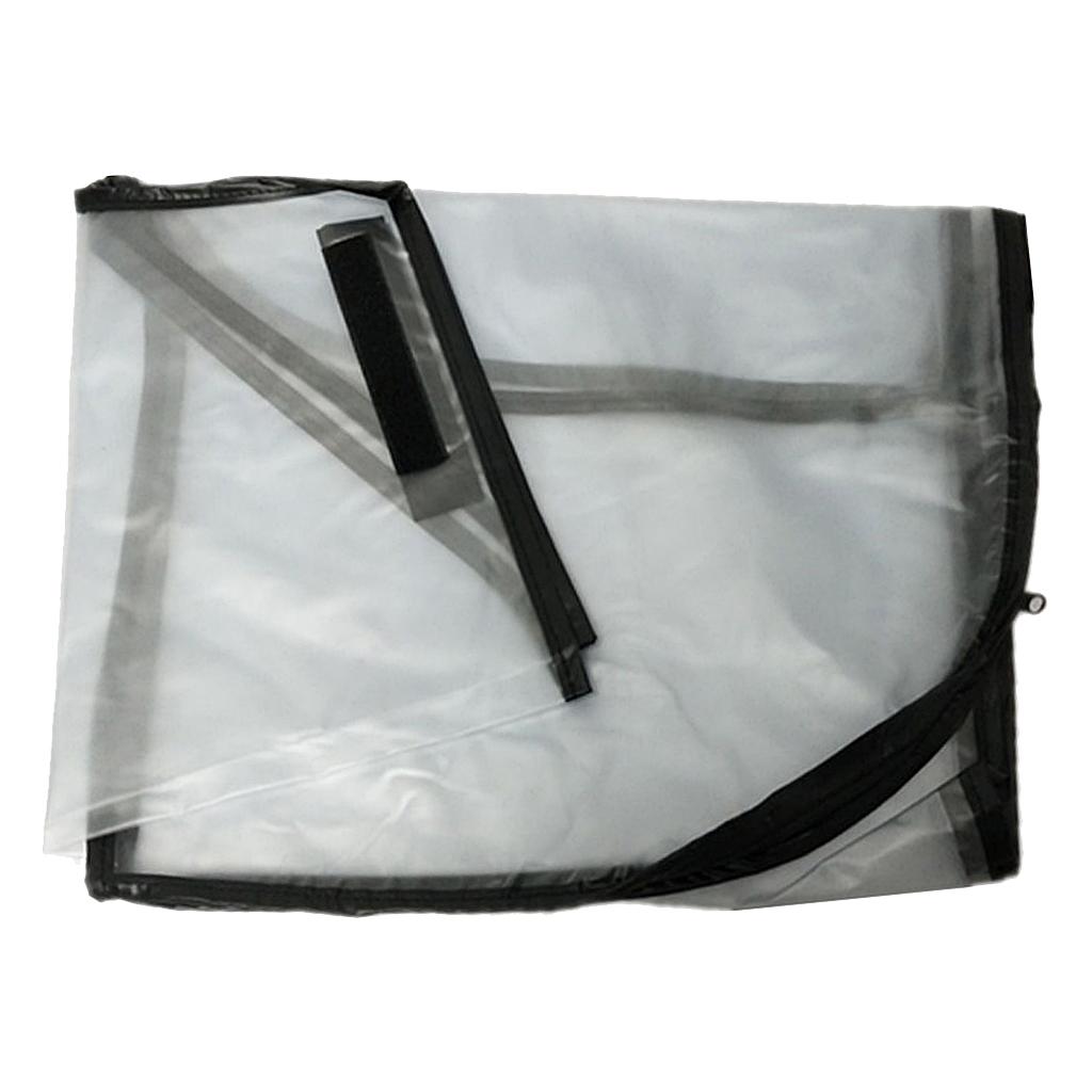 Waterproof Golf Club Travel Bag Rain Cover Raincoat & 2pcs Bag Clubs Clips