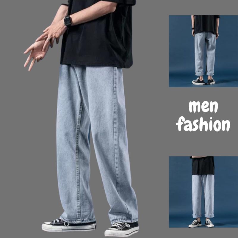&quot;RẺ VÔ ĐỊCH&quot; Quần Jeans Nam, Quần Jeans Baggy xanh sáng nhạt ống xuông rộng style hàn quốc 2022- XX MENS FASHION