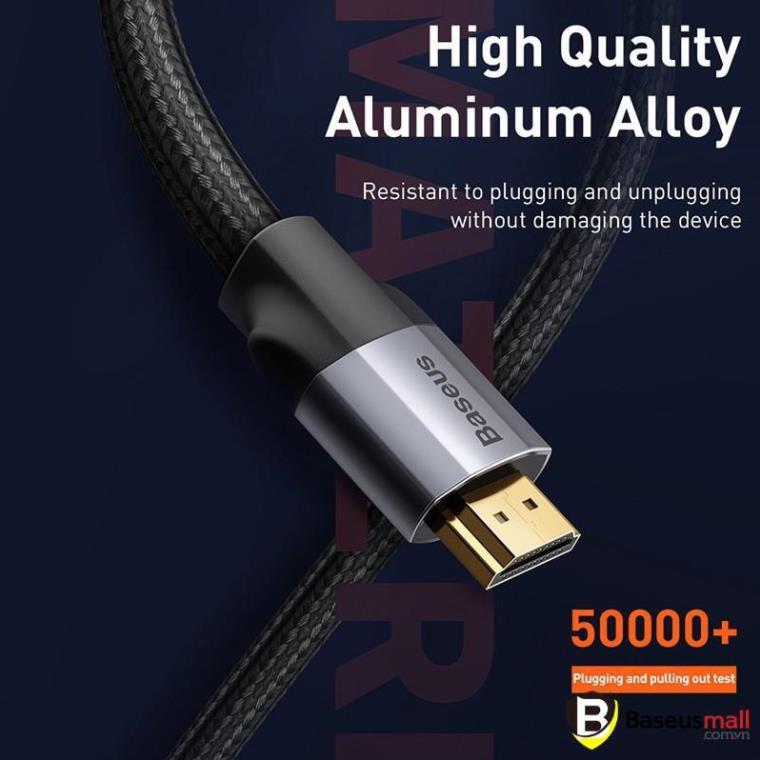 Baseus -BaseusMall VN Cáp HDMI siêu nét Baseus Enjoyment Series 4K