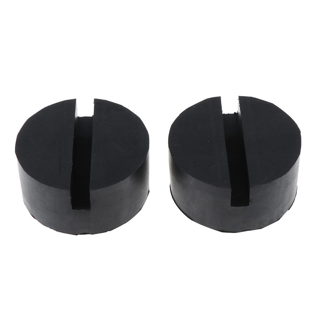 2 Pieces Car Jack Rubber Pad for Car Jack Trolley Jack, Universal