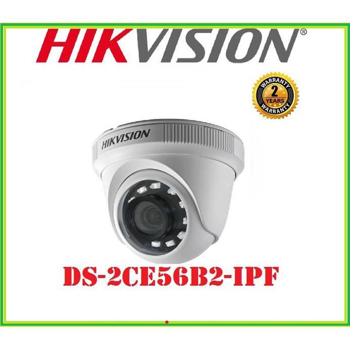 Camera HDTVI Dome 2MP HIKVISION DS-2CE56B2-IPF - Chính hãng Nhà An Toàn