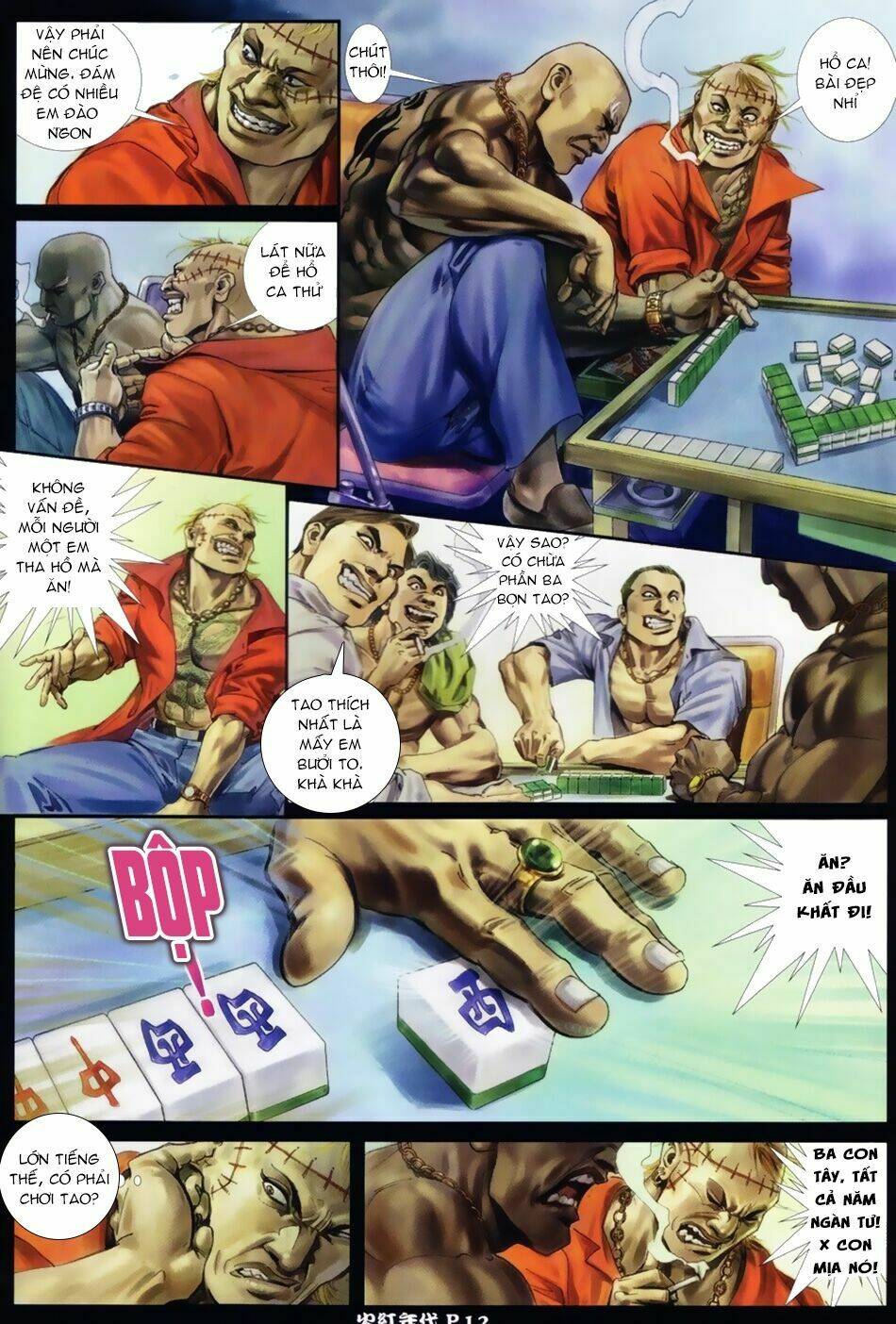 hỏa hồng niên đại hắc cốt đường chapter 13 11