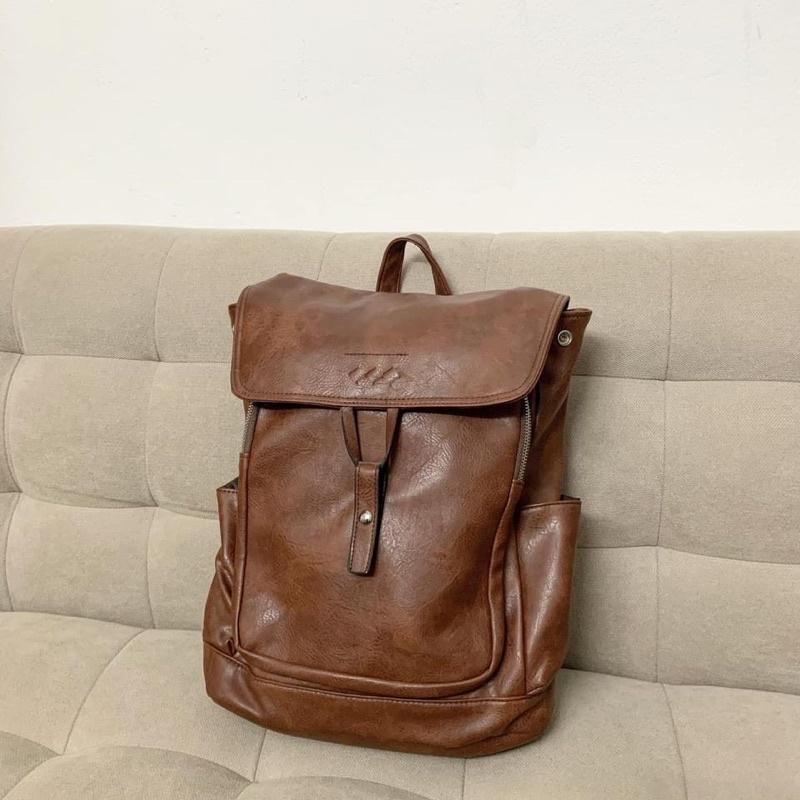 Balo da nam nữ - Leather Backpack