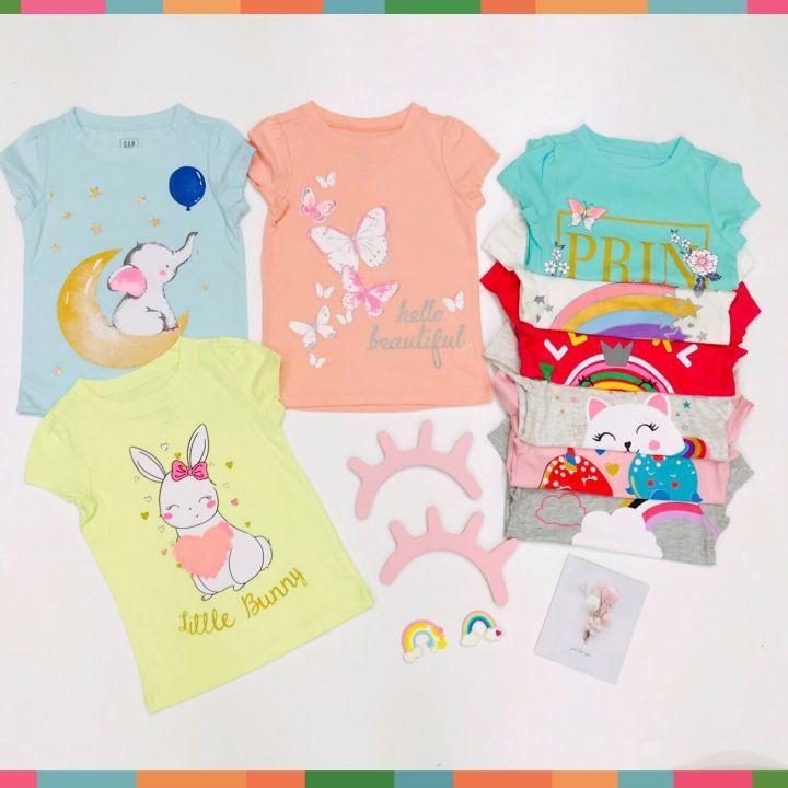 Áo Thun Bé Gái, Size 1-5, Hàng Made In Vn, Chất Cotton Mềm Mát, Nhiều Màu Sắc Cho Bé Lựa Chọn