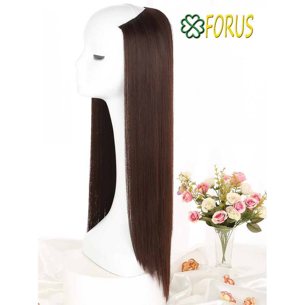 Tóc giả kẹp U thẳng cao cấp 9125
