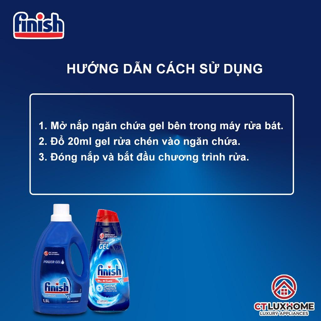 Gel rửa chén bát Finish - Gel rửa chén bát Eco 0%