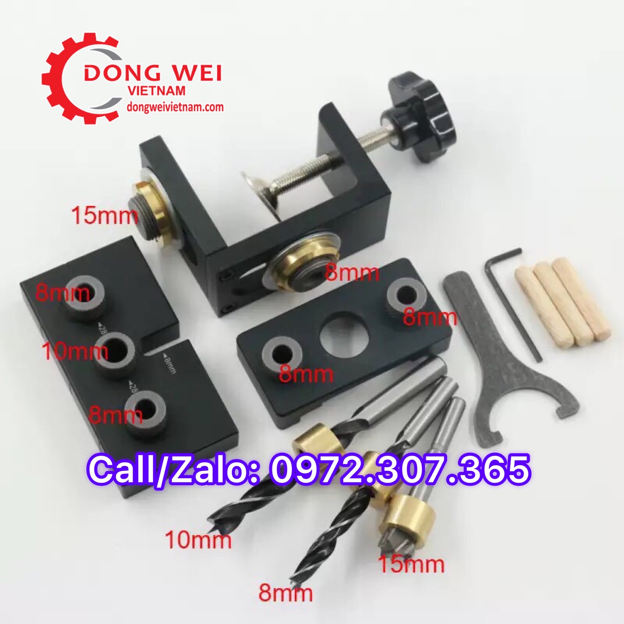 CỮ KHOAN CHỐT CAM, CHỐT GỖ ĐỊNH VỊ LỖ KHOAN, VẬT LIỆU THÉP SIÊU BỀN