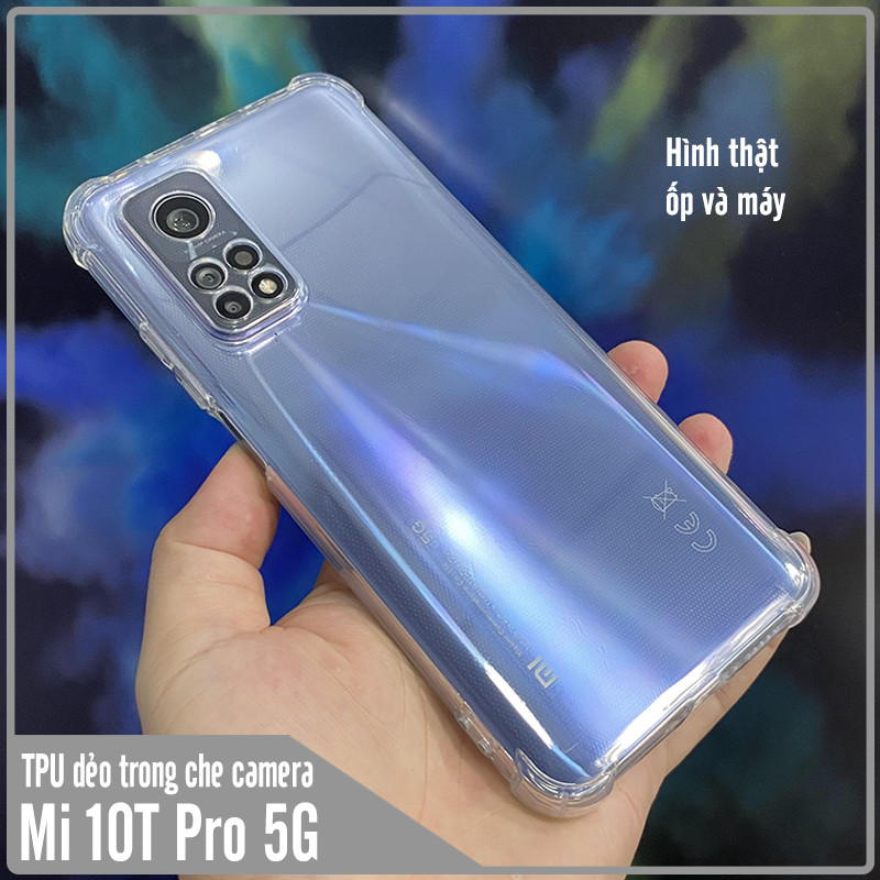 Ốp lưng cho Xiaomi Mi 10T Pro - Redmi K30S TPU Trong Suốt Che Camera