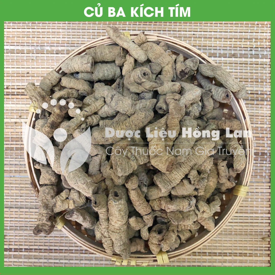 1kg Củ Ba Kích Tím khô sạch đã rút lõi