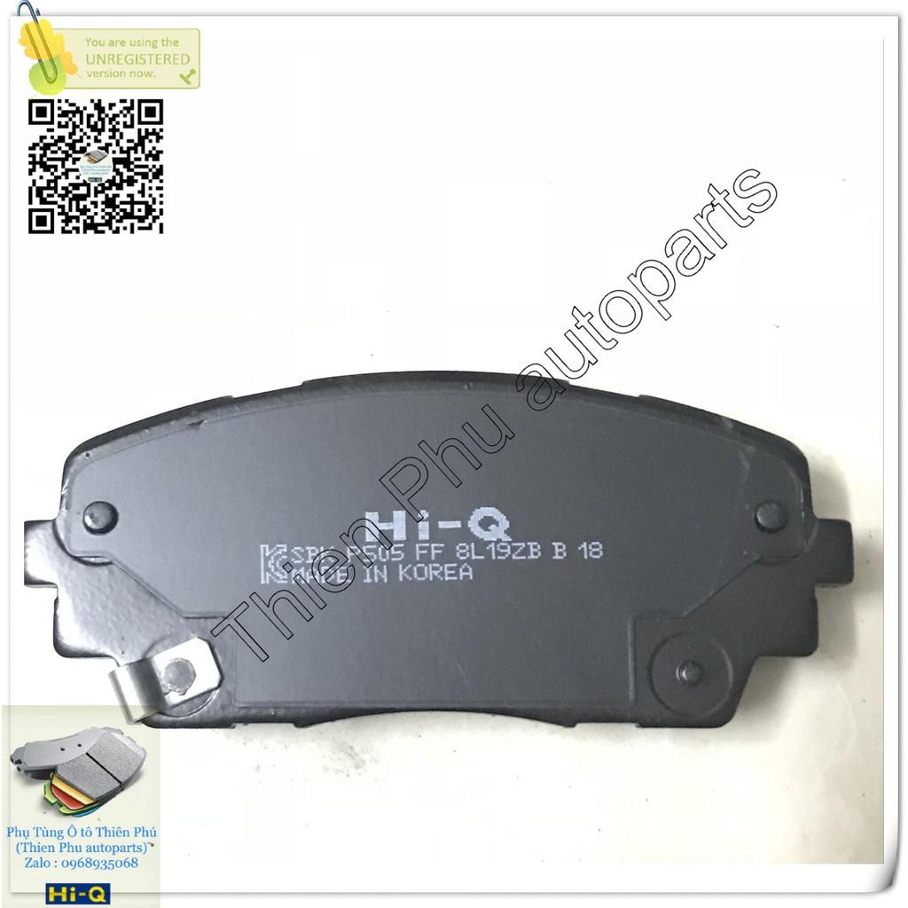 Má phanh chính hãng Hi-Q cho Morning Trước + Picanto .- Bố thắng trước. OEM Brake Pad :581011YA10