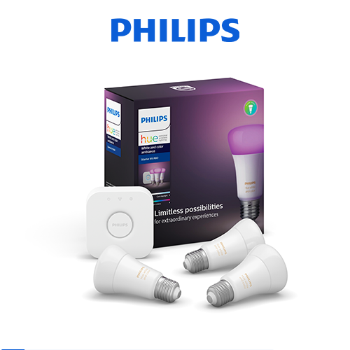 Bộ Đèn Kit Philips Hue 16 triệu màu