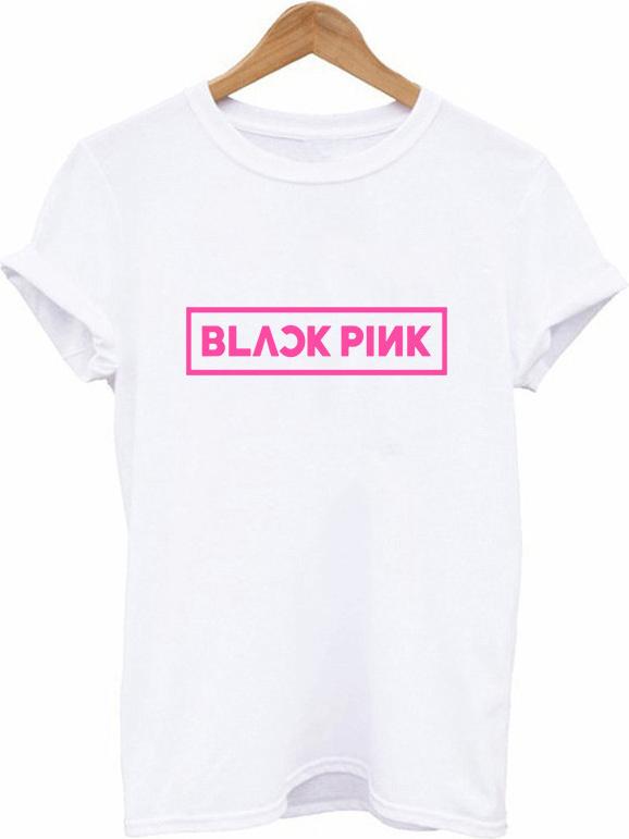 Áo phông in chữ BlackPink