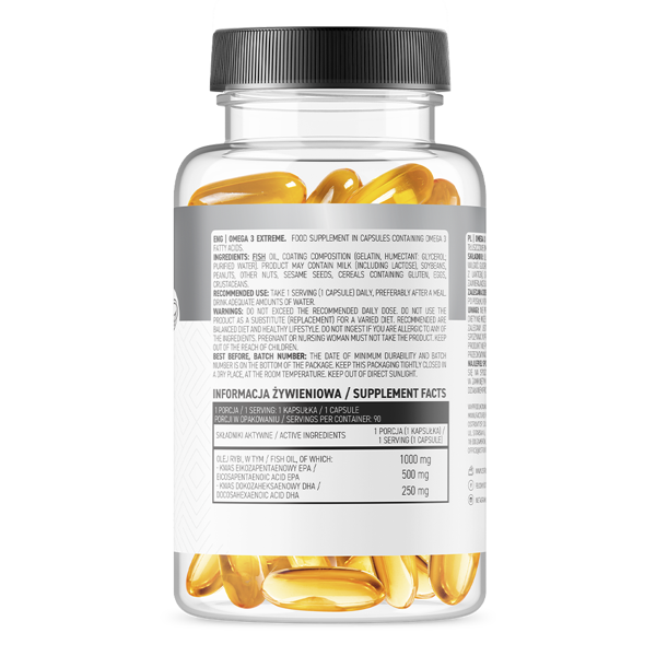 Ostrovit Omega 3 Extreme - Cải Thiện Sức Khỏe Tim Và Xương Khớp, Duy Trì Khối Lượng Cơ Bắp