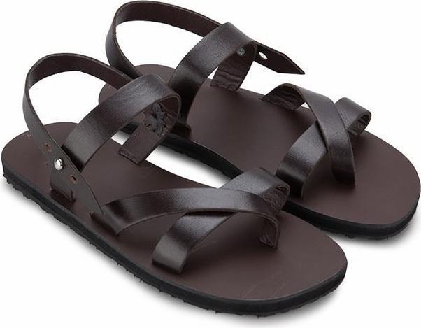 Giày Sandal Nam Quai Ngang Casual - Nâu (Size