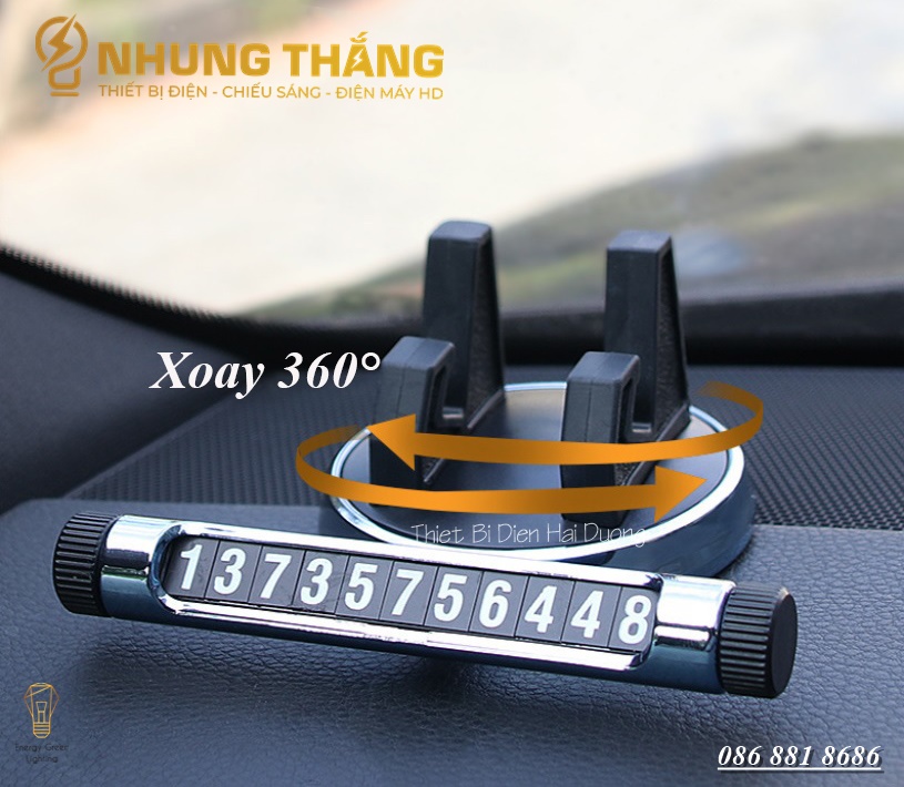 Giá Đỡ Điện Thoại Trên Ô tô XY-S001 - Xoay 360 Độ, Chống Rung - Có Video