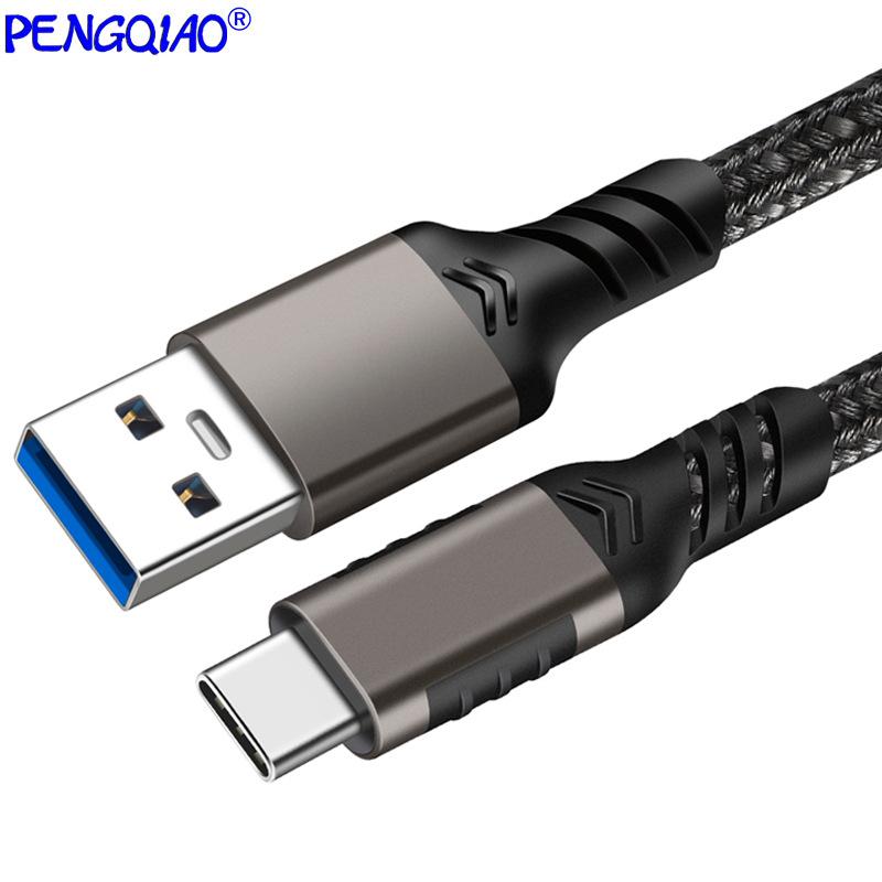 Cáp A-C Hard Disk 3.1Type-C Dữ liệu Cáp 10Gbps Dữ liệu USB3.2A Cách mạng C nam 3A60W Dòng điện cao