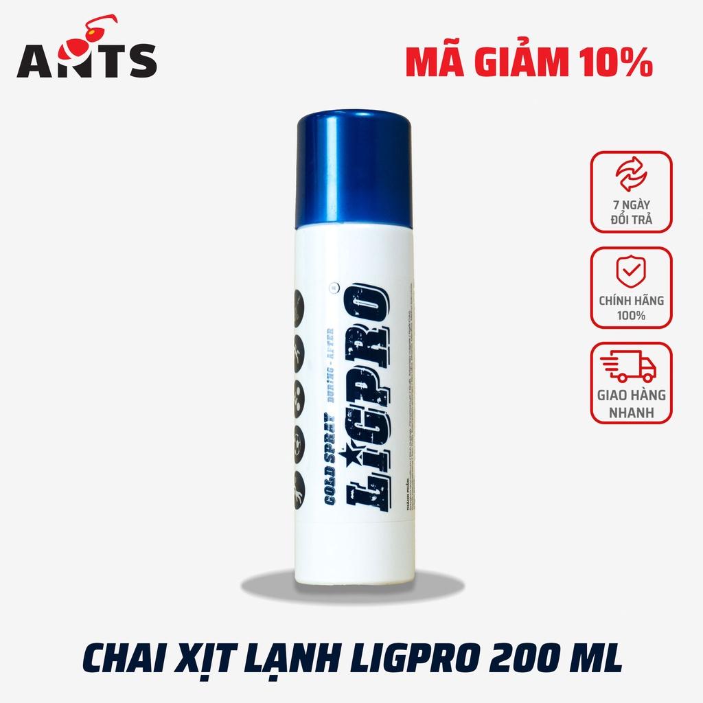 Chai Xịt Lạnh LIGPRO 200ml Cold Spray, hỗ trợ Chấn Thương, Tan vết bầm tím, sưng, rút ngắn thời gian bình phục