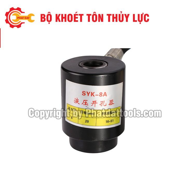 Máy Đột Thủy Lực Bằng Tay SYK8B-Bộ khoét tôn thủy lực-