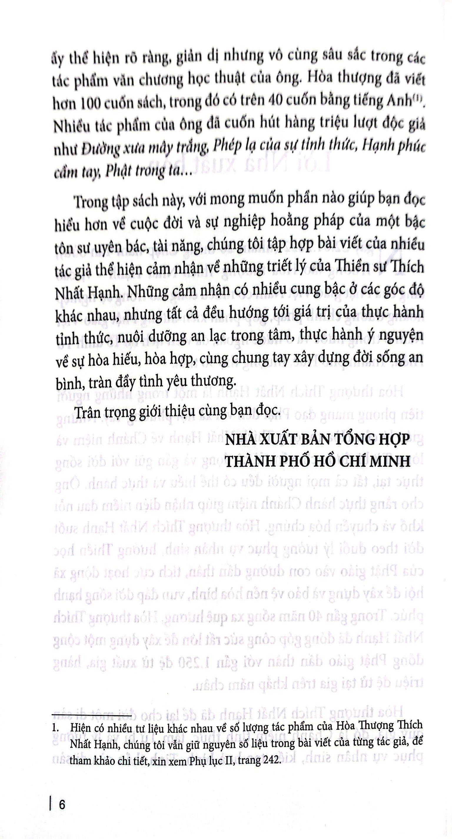 Thích Nhất Hạnh - Người Thắp Sáng Con Đường Tỉnh Thức
