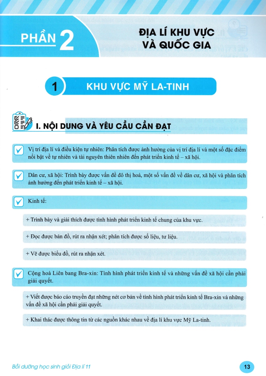 ND - Bồi Dưỡng Học Sinh Giỏi Địa Lí 11 (Biên Soạn Theo Chương Trình GDPT Mới)