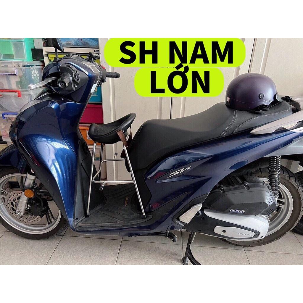 Ghế Ngồi Xe Máy Cho Bé Các Loại Xe -Ghế Đôn Xe Máy SCR, LEAD, VISION,MIO,VARIO, SH MODE,SH, VESPA, ATILA,....) , GHẾ ĐÔN GA INOX YÊN NHỰA CÓ DÂY ĐAI