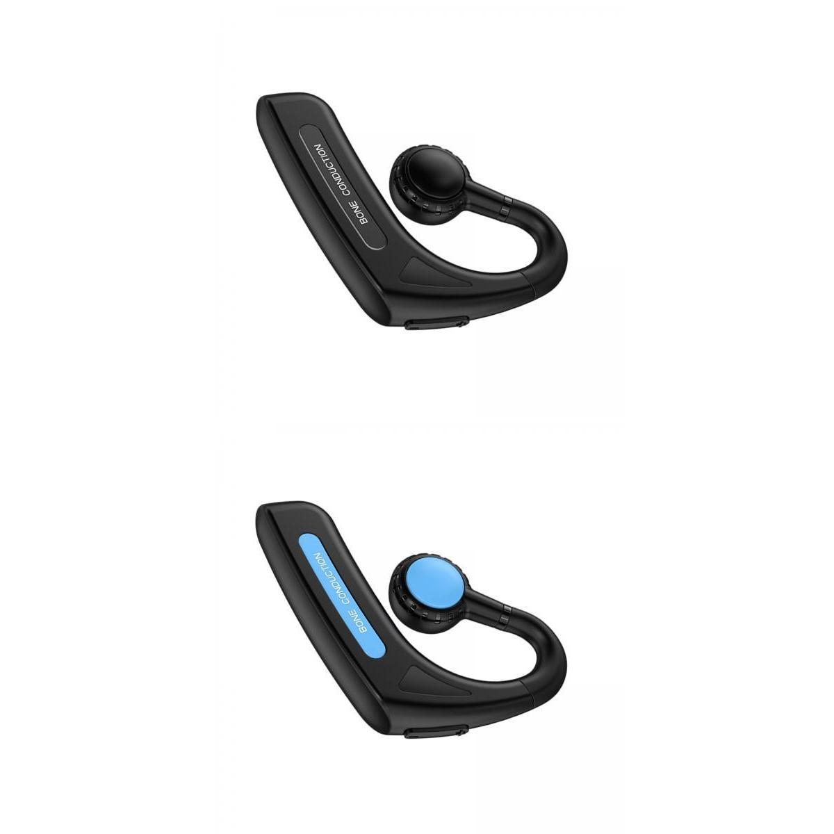 Bone Conduction Headphones for Cycling Sport Outdoor Indoor Black /Blue