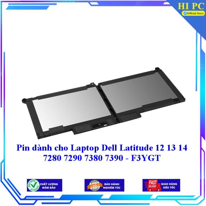 Pin dành cho Laptop Dell Latitude 12 13 14 7280 7290 7380 7390 - F3YGT - Hàng Nhập Khẩu