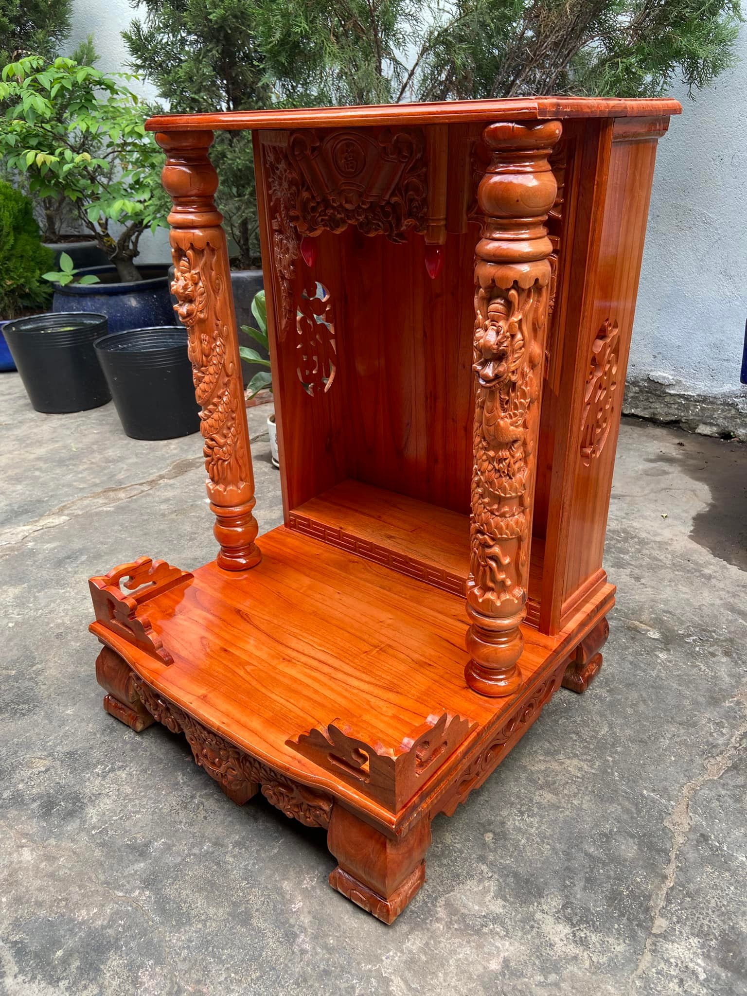 Bàn thờ thần tài ông địa 56 x 81cm, ngăn kéo lớn, có đôn