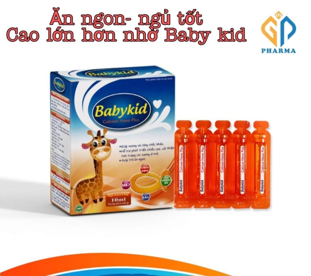 Baby Calcium Nano- Bồi bổ sức khỏe, tăng chiều cao cho trẻ