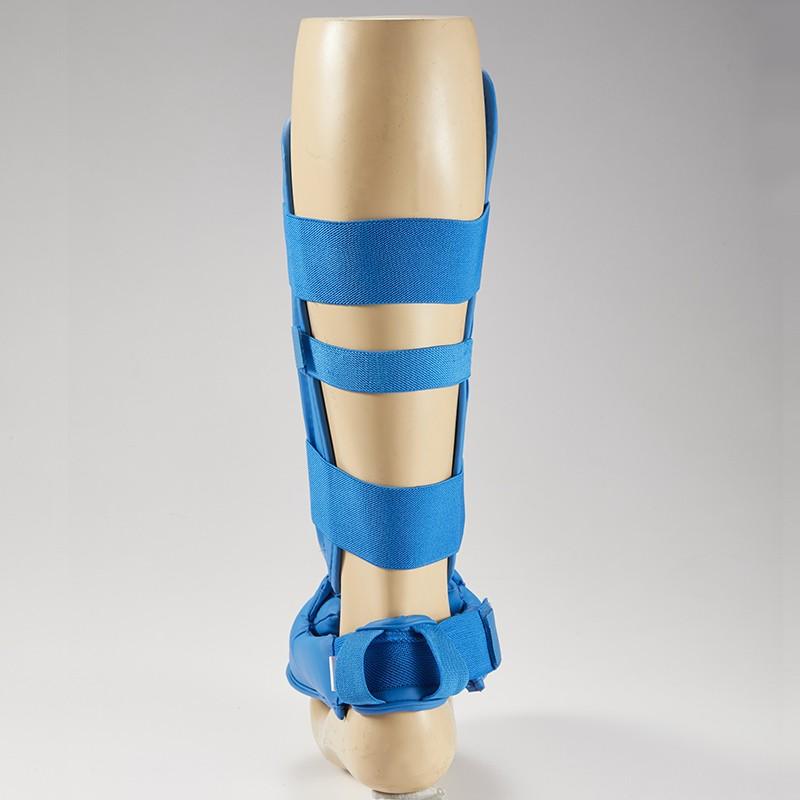 Karate đầu gối ấm hơn Taekwondo Shin Guard Găng tay Boxing Shank Foot Protector Men Sports SOCKS KIDE Color: Blue Size: XL