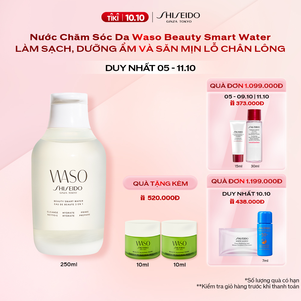 Nước chăm sóc da Shiseido Waso Beauty Smart Water 250ml