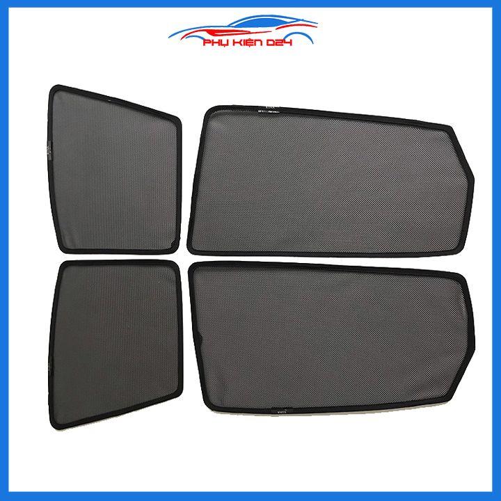 Bộ 4 rèm chắn nắng nam châm Kona 2018-2019-2020 khung cố định chống tia UV