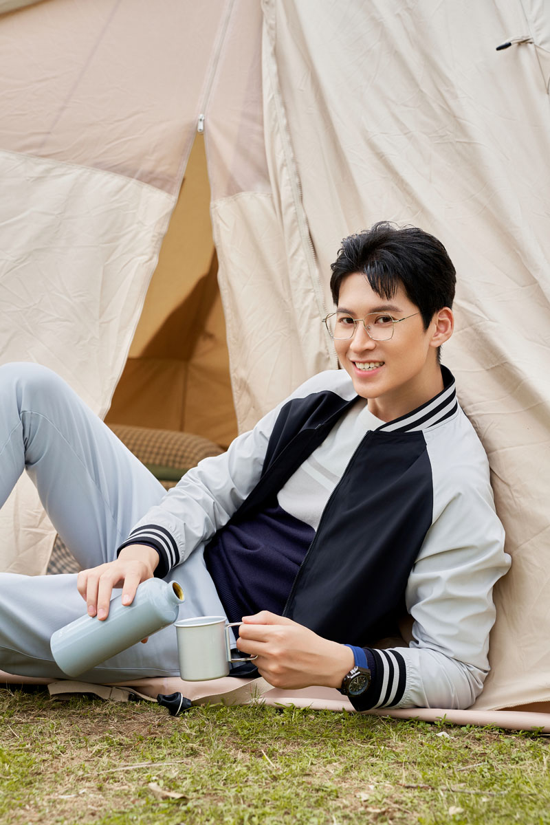 Áo Khoác Bomber Nam 5S FASHION Tay Raglan Trẻ Trung, Bo Phối Dệt Kẻ Năng Động (AKB24060)