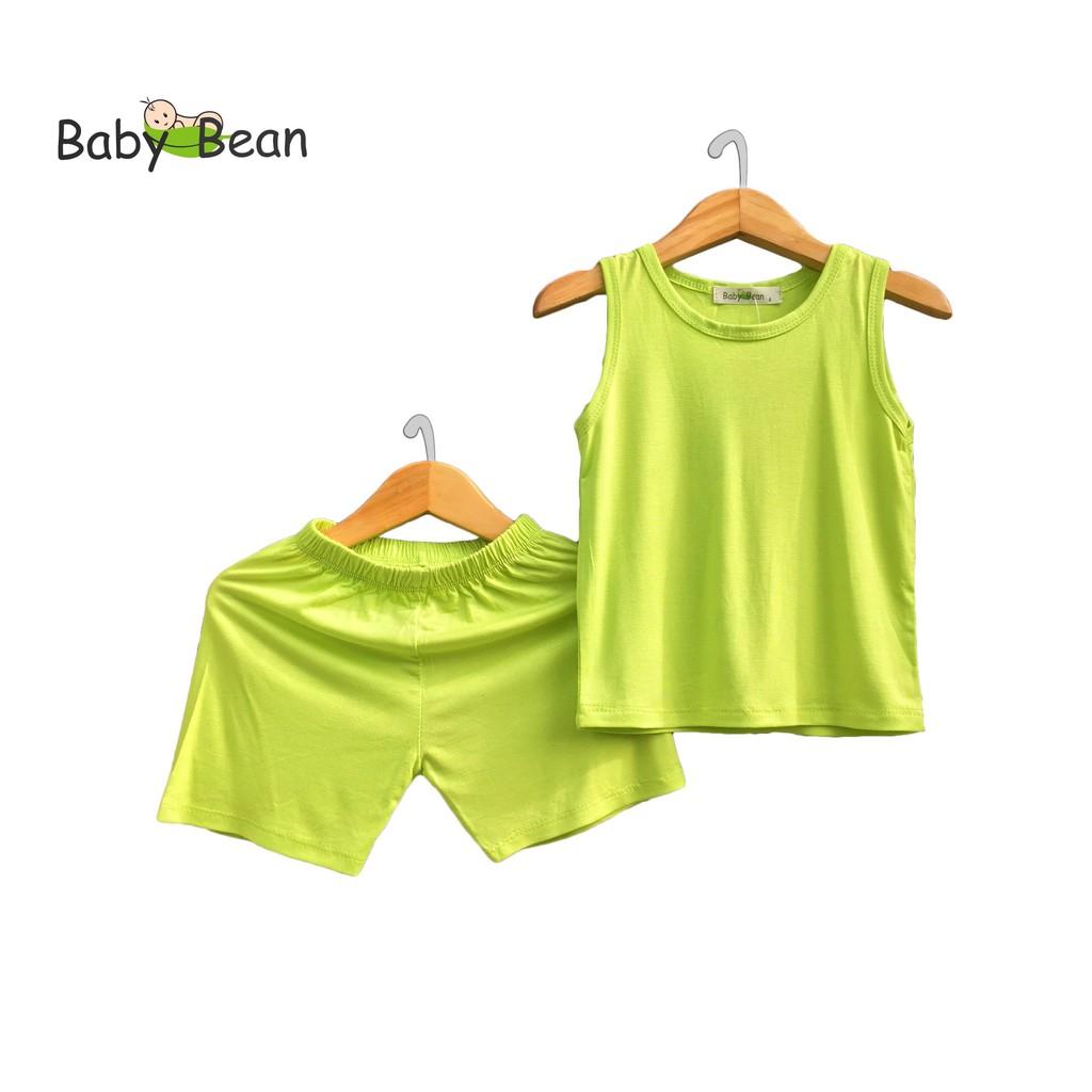 Đồ Bộ Thun Lạnh Sát Nách Bé Sơ Sinh Trai BabyBean MÃU NGẪU NHIÊN (7kg-13kg)