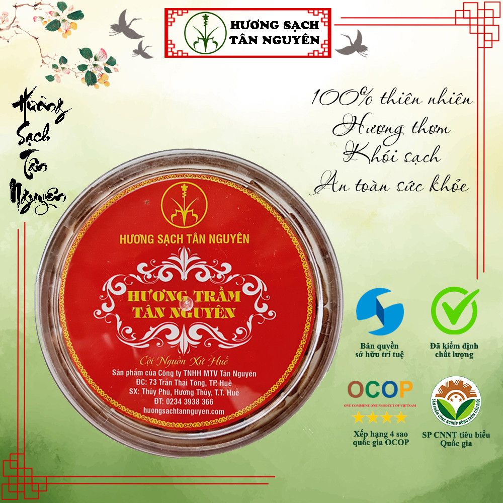 NHANG TRẦM NỤ SẠCH - Nụ tháp dùng lư xông - Hương sạch 100% thiên nhiên, không hóa chất độc hại