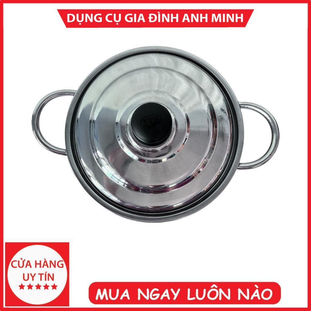 20 Nồi lẩu inox Nồi inox nấu bếp từ Nồi inox 304 Nồi inox 3 đáy Nồi inox nhỏ dùng trong gia đình