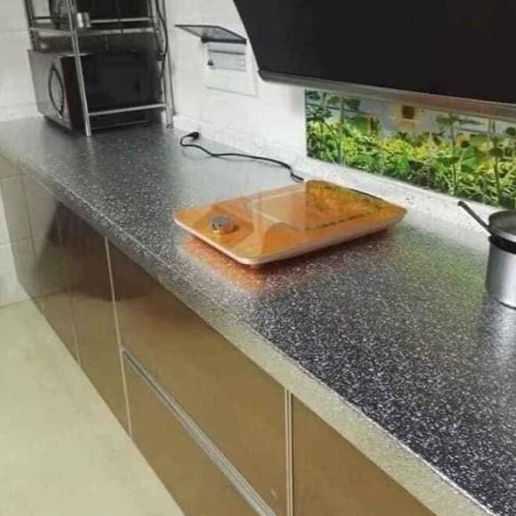 Cuộn giấy bạc dán bếp cách nhiệt tráng nhôm, miếng decan dán tường nhà bếp chống thấm kích thước - Siêu Thị Minh Ngọc
