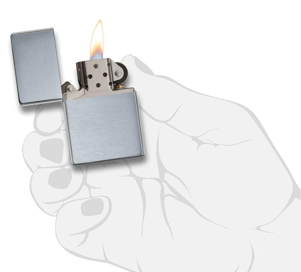 Bật Lửa Zippo Vintage Brushed Chrome 230