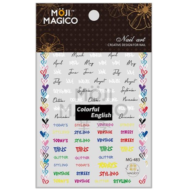 Sticker 3D magico - Hình dán móng tay 483