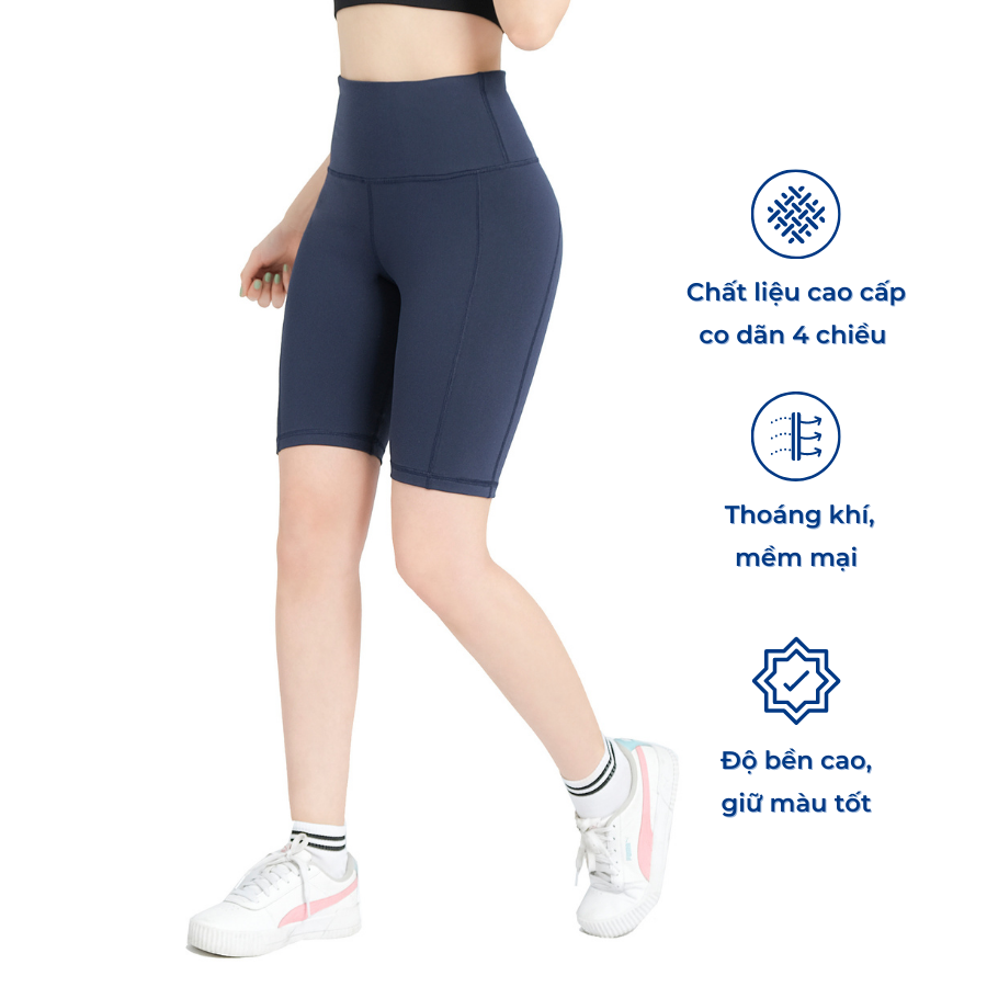 Quần legging nữ dáng lửng REETA chất vải co giãn, tôn dáng phù hợp mọi loại hình vận động - A1784