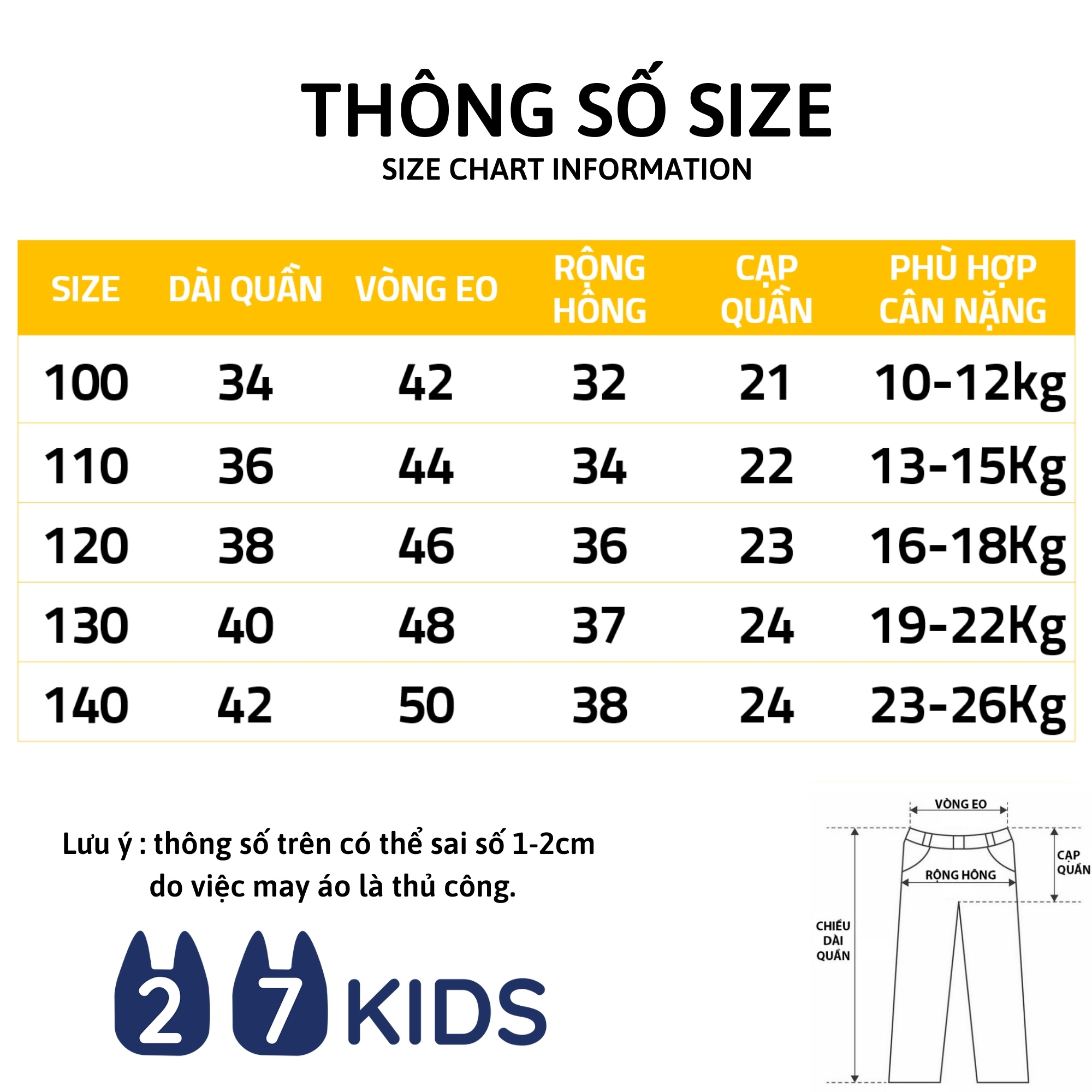 Quần short Kaki bé trai 27Kids WELLKIDS Quần đùi nam cho trẻ từ 2-10 tuổi BSKK1