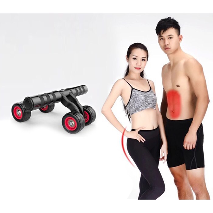 Bánh Xe 4 Bánh Tập Cơ Bụng Siêu Hot BX04