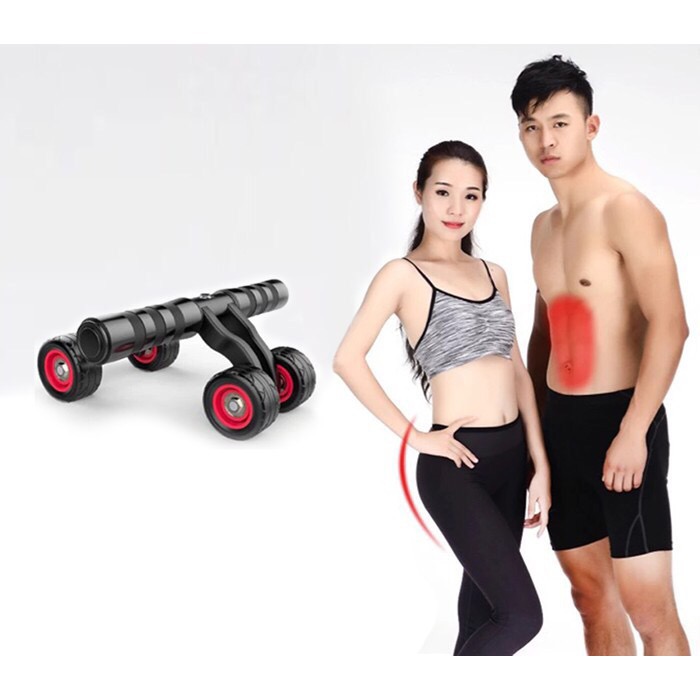 Bánh Xe 4 Bánh Tập Cơ Bụng Săn Chắc Siêu Hot BX04