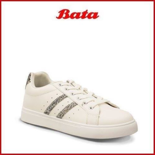 Giày sneaker nữ màu trắng Thương hiệu Bata 531-1006