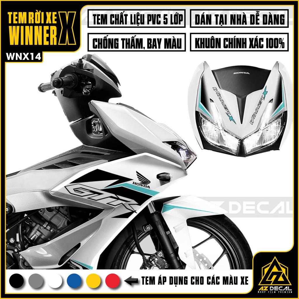 Tem Rời Winner X Chủ Đề GTR | WNX14 | Decal Chế Xe Máy Chất Liệu Tem Chống Nước, Chống Bay Màu