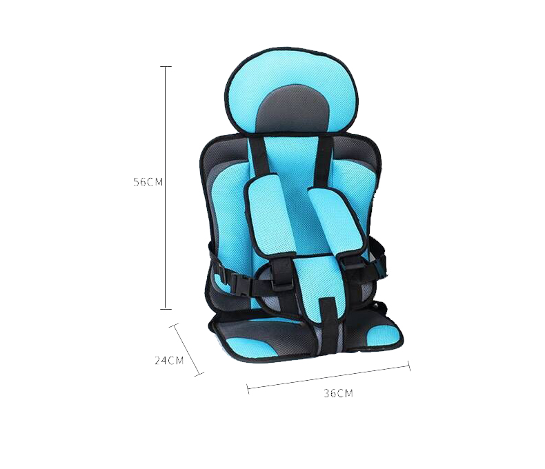 Ghế Đi Xe Ô Tô Cho Trẻ Em Loại Lớn 56x24x36 Dùng Cho Bé Từ 0-9 Tuổi (Giao màu ngẫu nhiên)